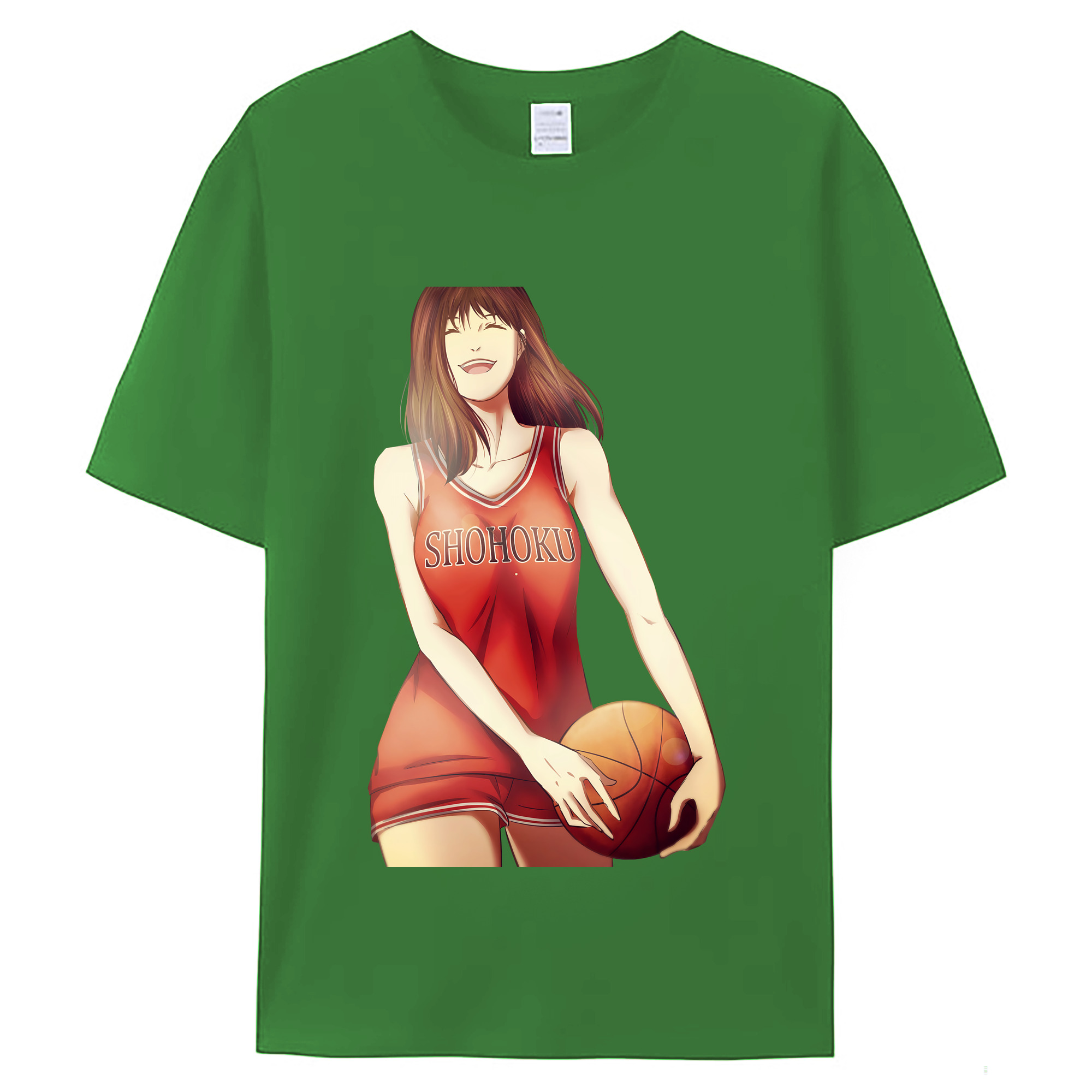 （画像用） SLAM DUNK／スラムダンク レディースカジュアルプリントTシャツ（綿100％）